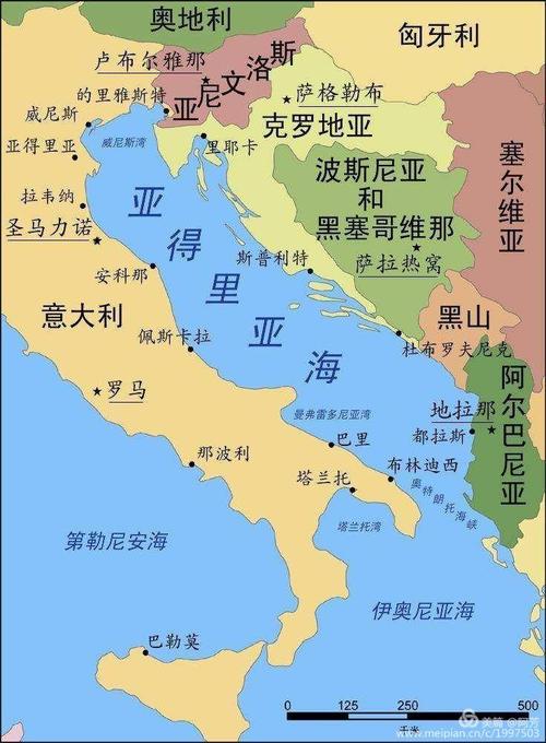 威尼斯地理位置分析（威尼斯的位置地图）