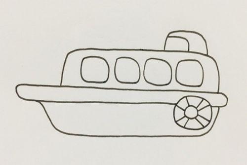 威尼斯的小艇主题绘画（威尼斯的小艇简单图画）